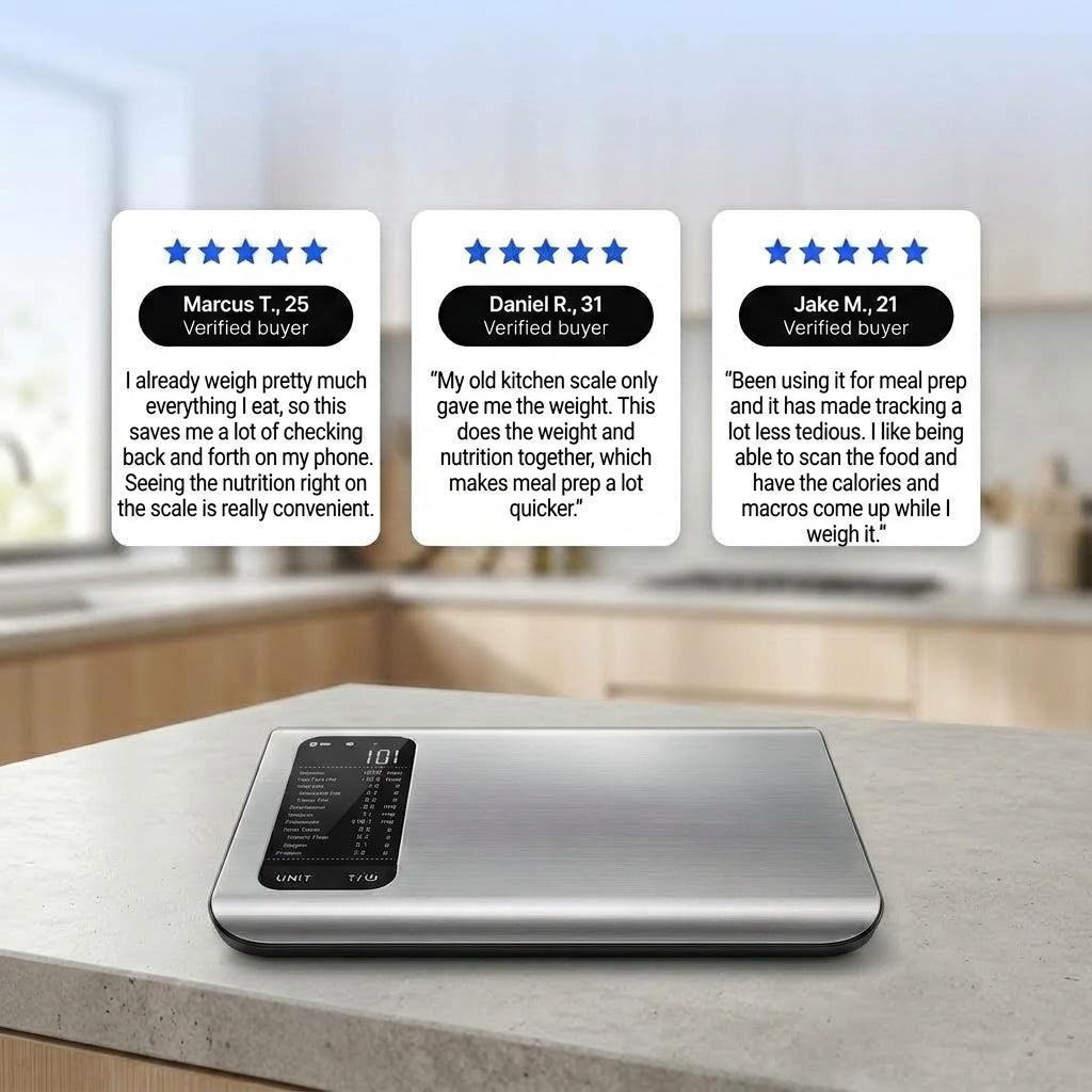 ProWeigh Smart Digital Kitchen Scale